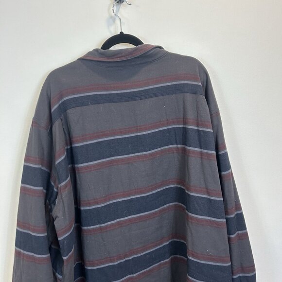 Carhartt Rugged Flex Flannel Fleece Lined Shirt Shacket Striped 104913 Size 4XL - Picture 9 of 10